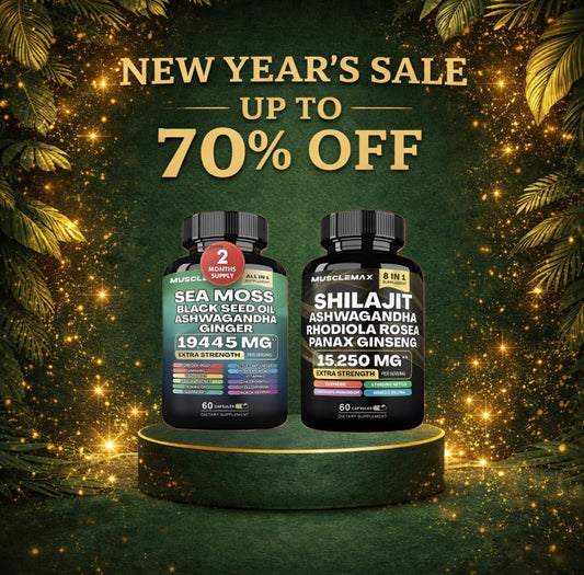 Shilajit and Sea Moss Capsules – Energy & Recovery Stack