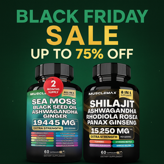 Shilajit and Sea Moss Capsules – Energy & Recovery Stack
